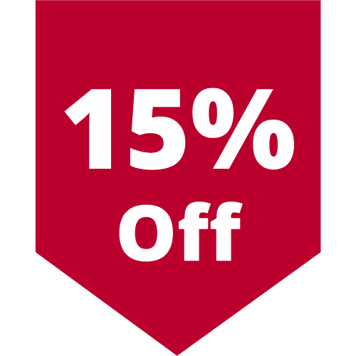 15% sconto