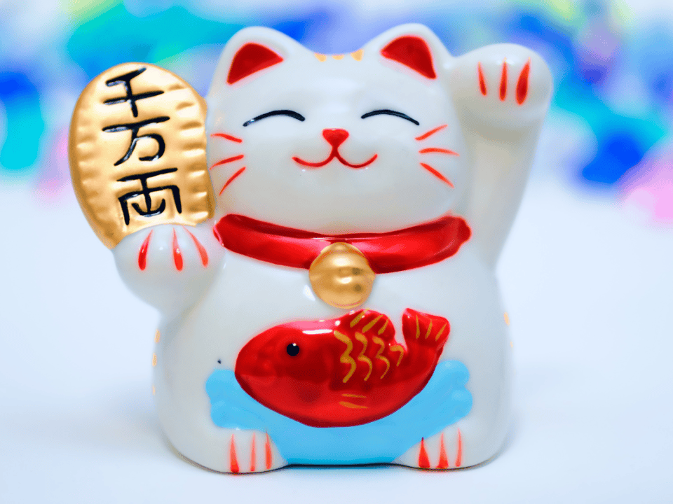 maneki neko gatto